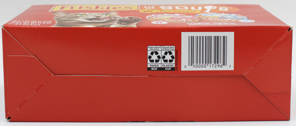 PURINA FRISKIES LIL SOUPS SALMON & TUNA VARIETY PACK 18CT BB 1/31/27