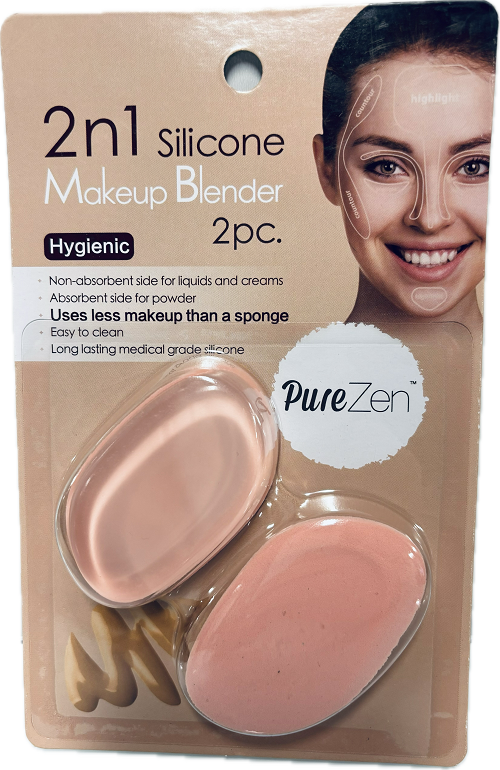 2n1 SILICONE MAKEUP BLENDER 2CT HYGIENIC