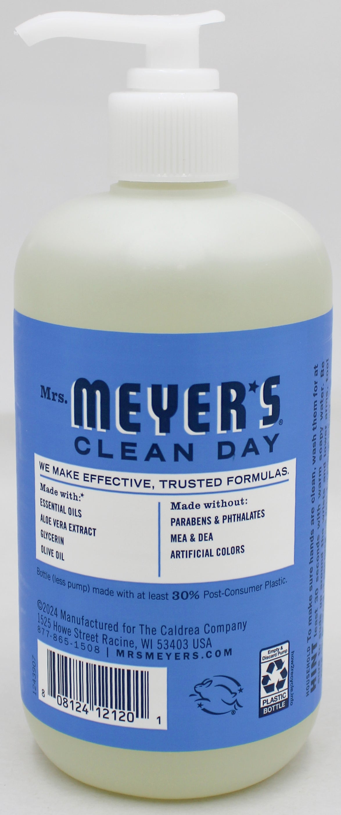 SP MEYER'S HAND SOAP 12.5oz BLUEBERRY SCENT