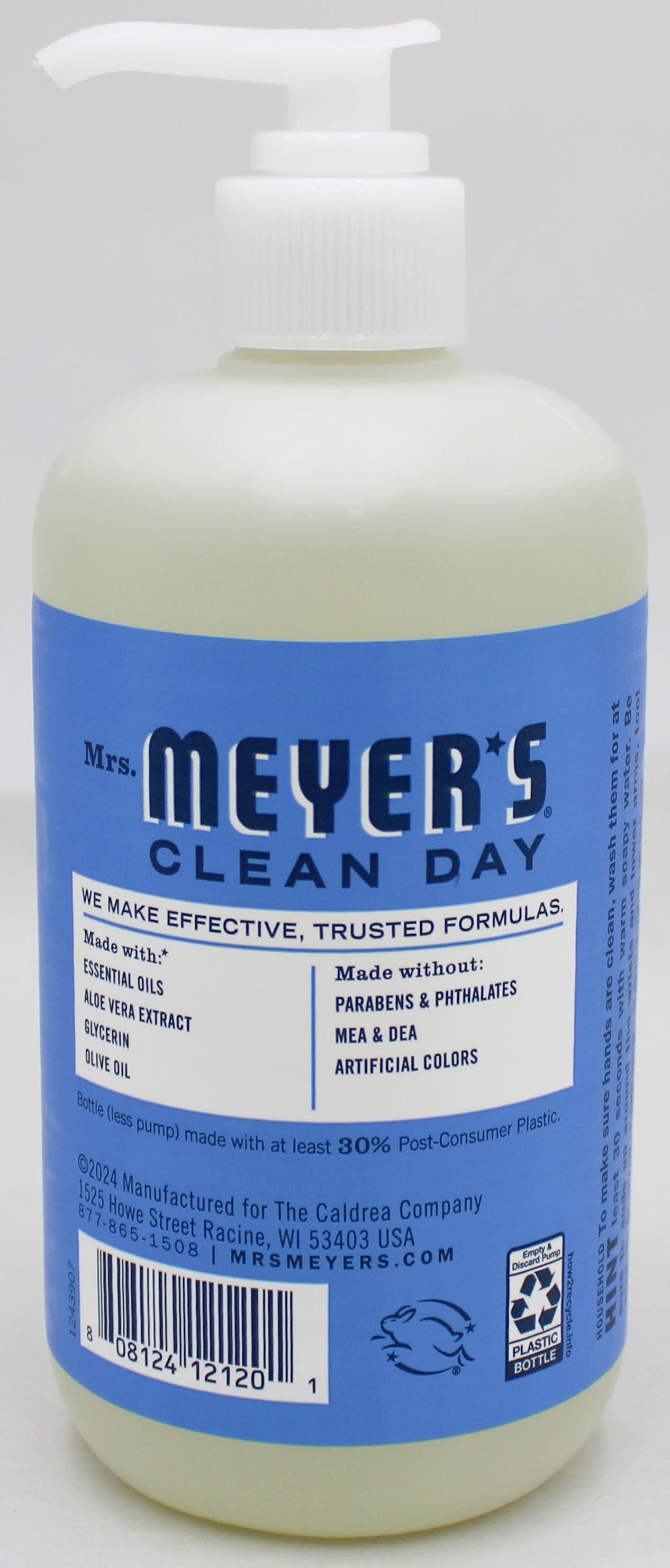 SP MEYER'S HAND SOAP 12.5oz BLUEBERRY SCENT