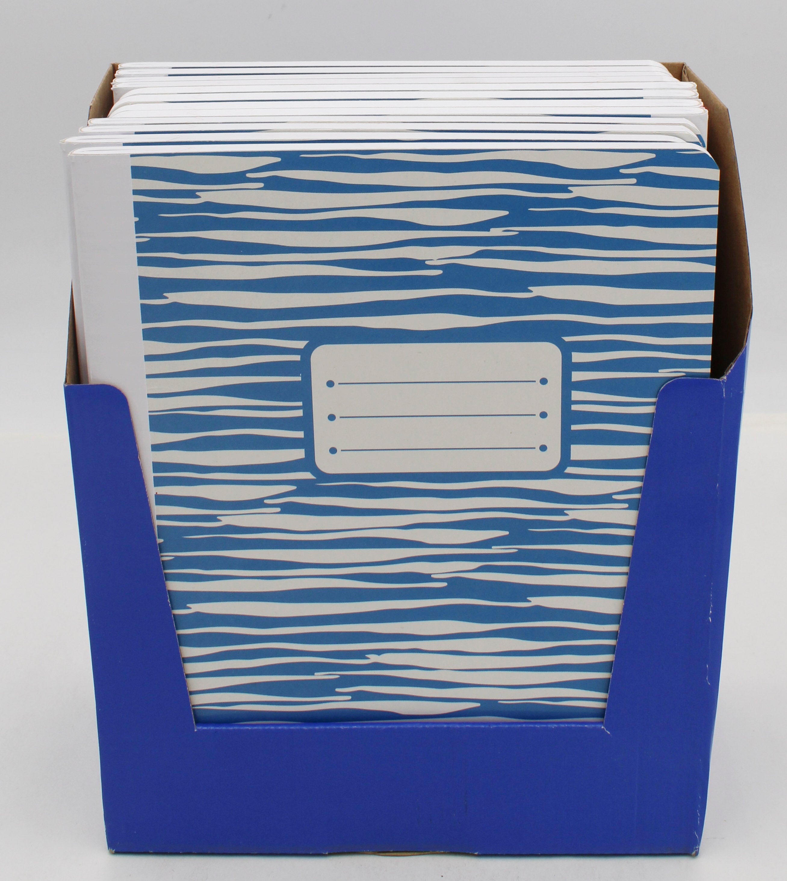 TOP FLIGHT FASHION BLUE COMPOSITION BOOK 80 SHEET 7.5" X 9.75"