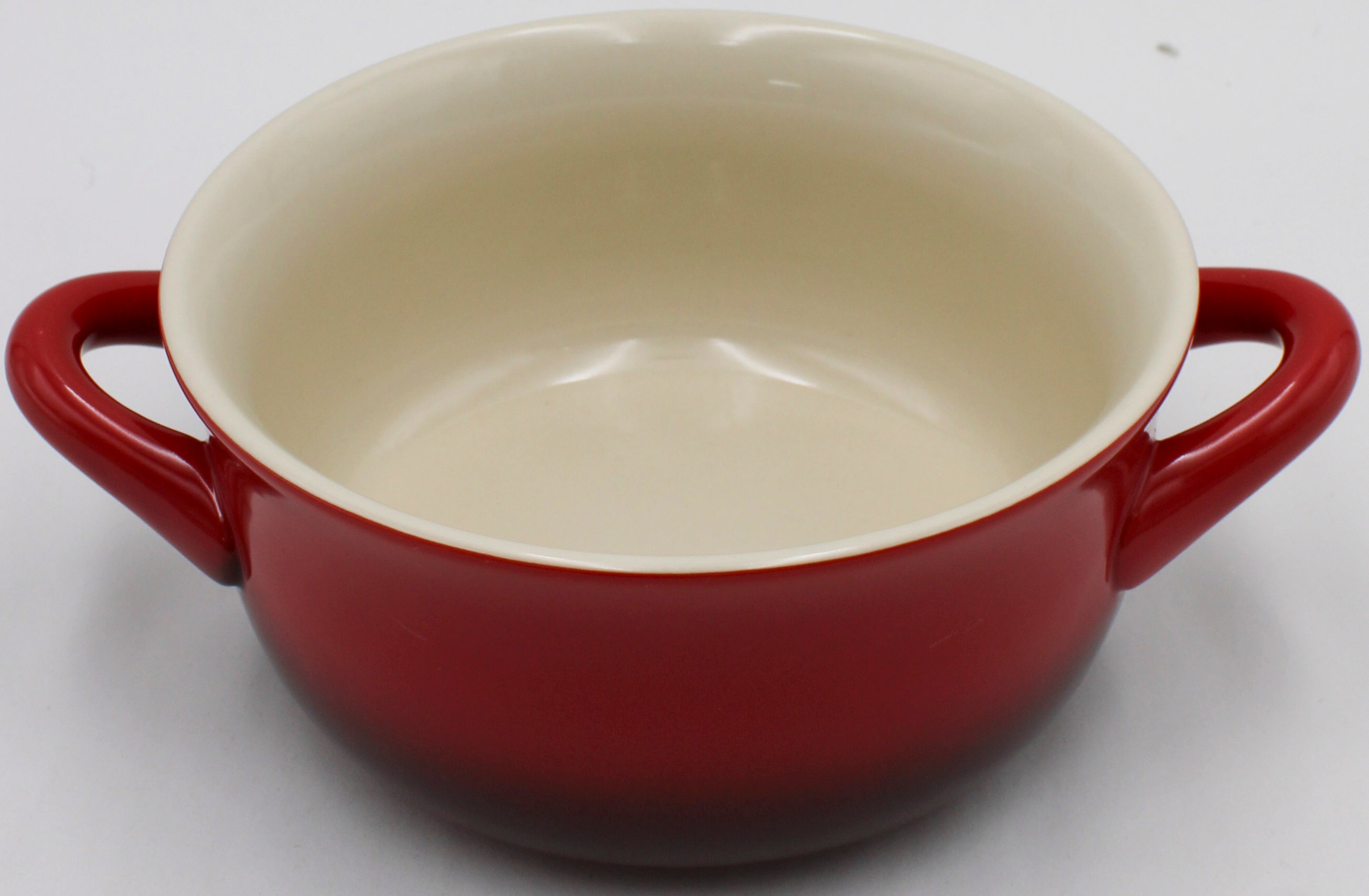 CROCKPOT 30OZ SOUP BOWL - RED STONEWARE NI