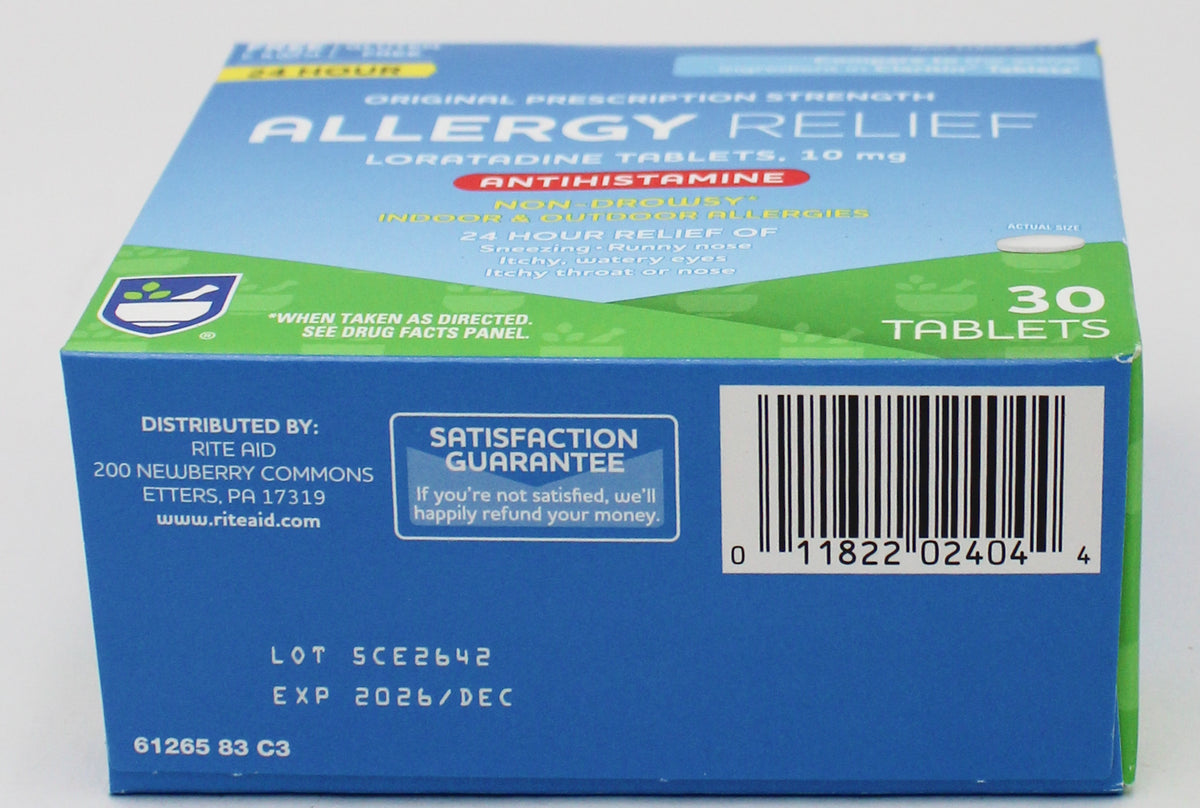 Cal Rite Tablet Rite Aid Allergy Relief 30ct Wholesale | Bulk Distributor Price – The ...