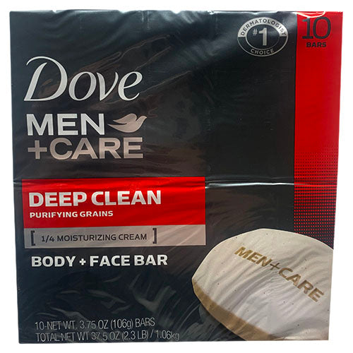 MEN BAR SOAP 3.75oz/10PK-DEEP CLEAN