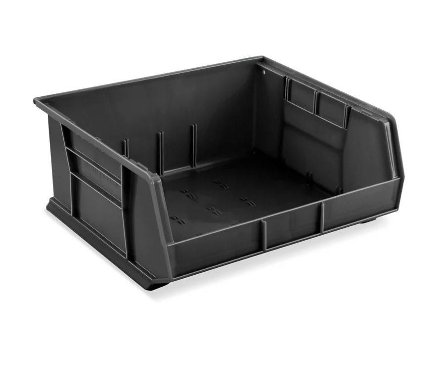 S-12422 HOPPER BIN 18x16.5x11 BLACK USED