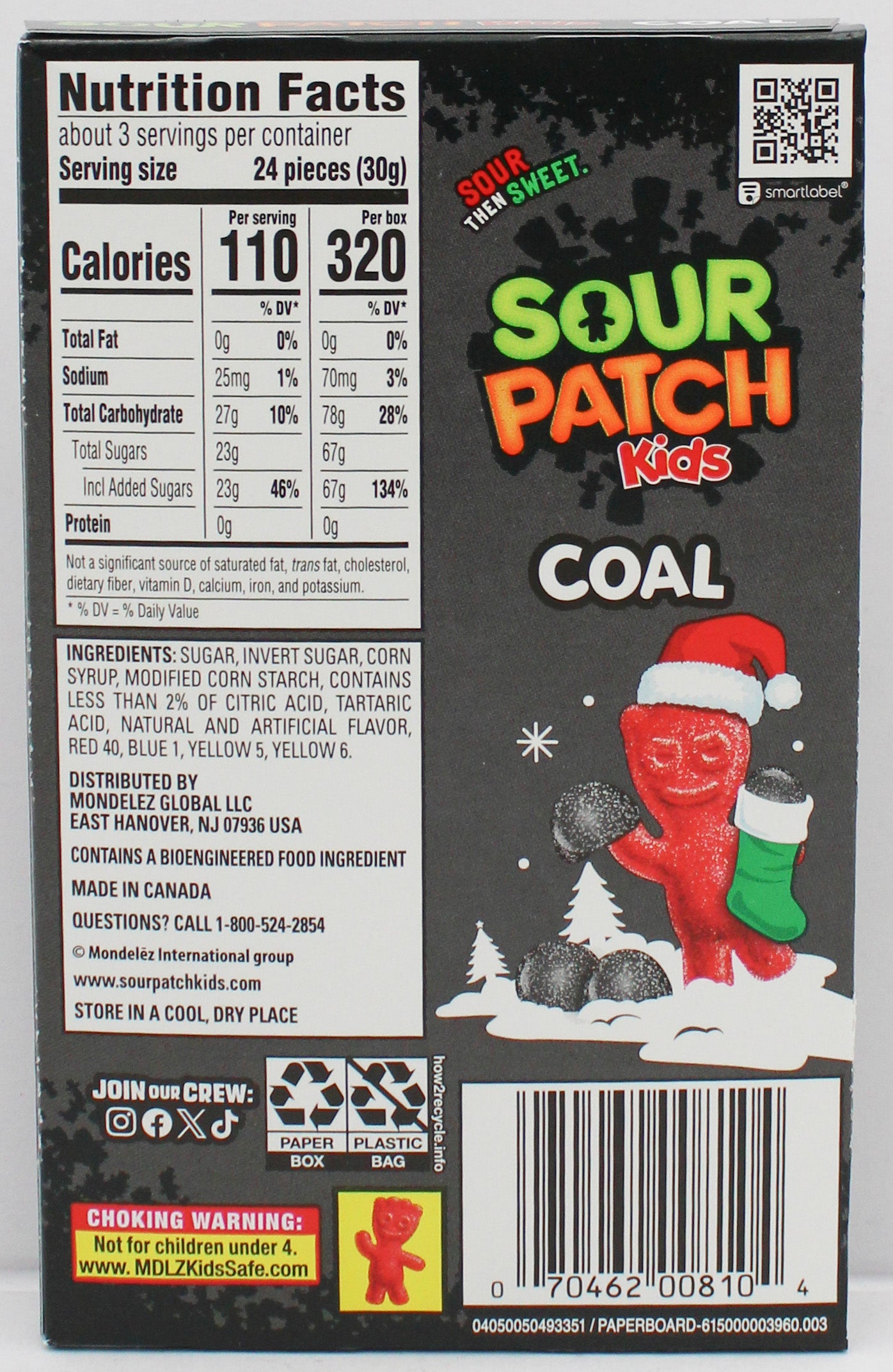 SOUR PATCH KIDS COAL THEATRE BOX 3.1 Oz BB 7/22/26