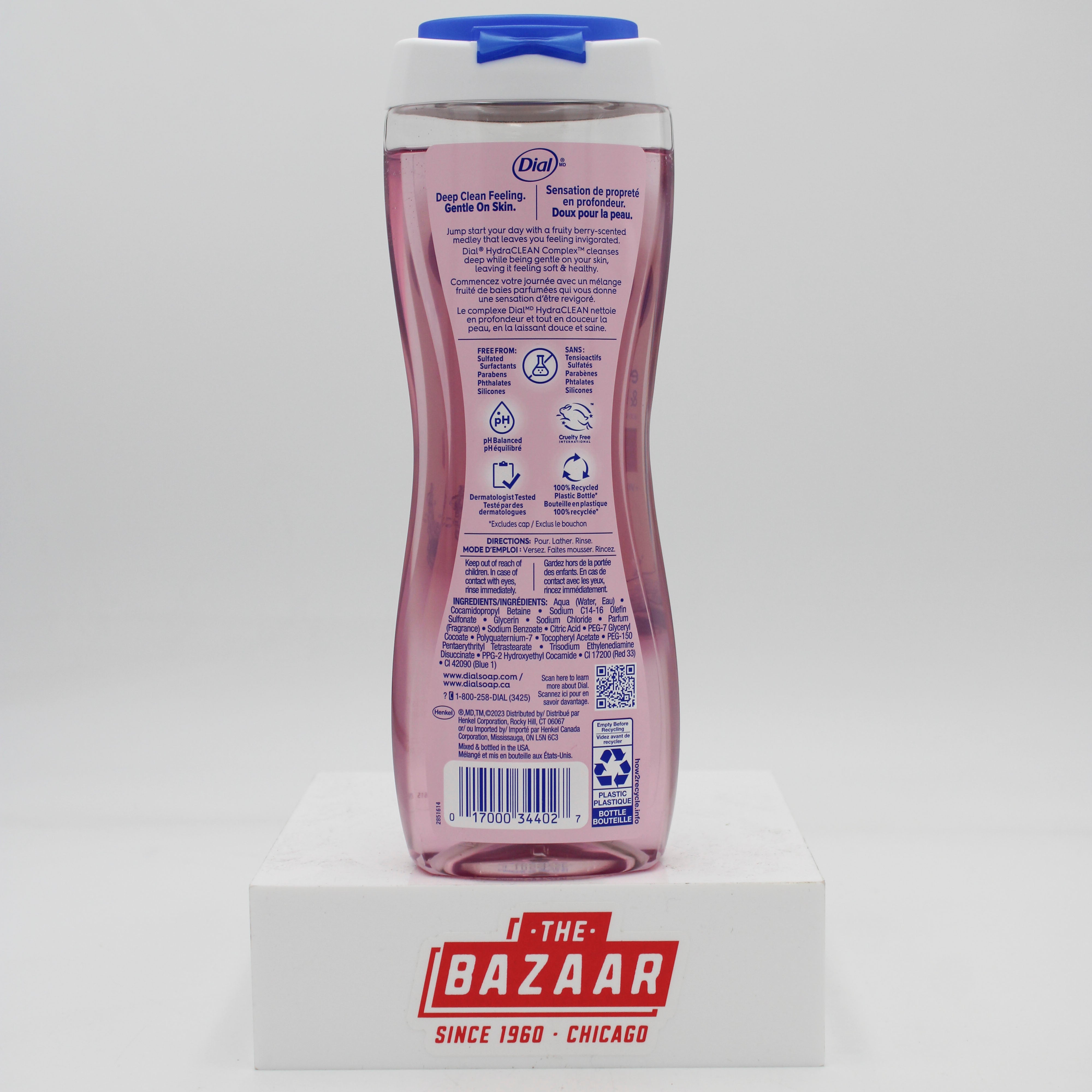 DIAL BODY WASH 16OZ-BERRY BURST