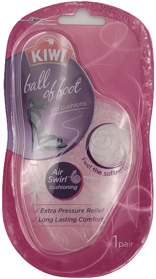 Kiwi Ball of Foot Gel Cushions 1 Pair