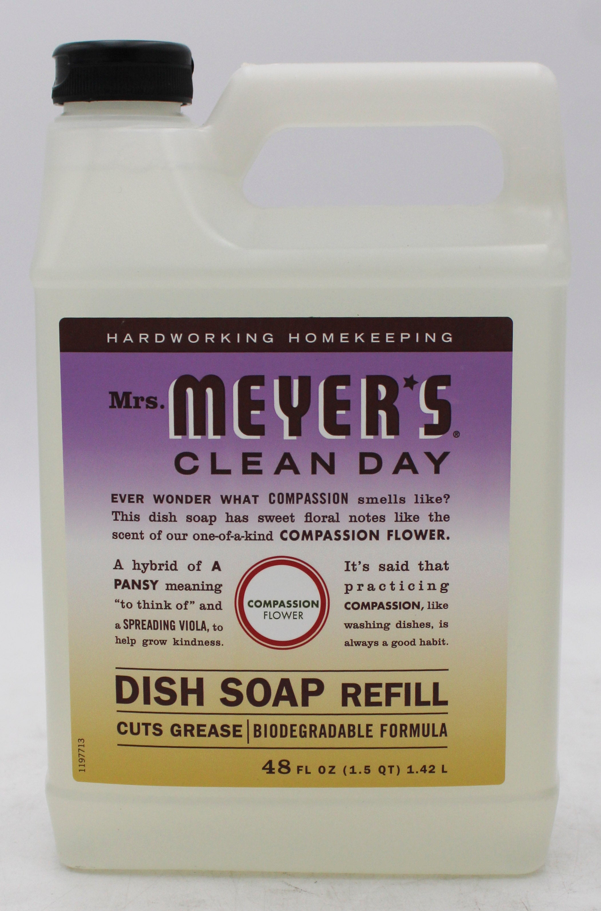 SP MEYER'S CLEAN DAY DISH SOAP REFILL 48oz COMPASSION FLOWER