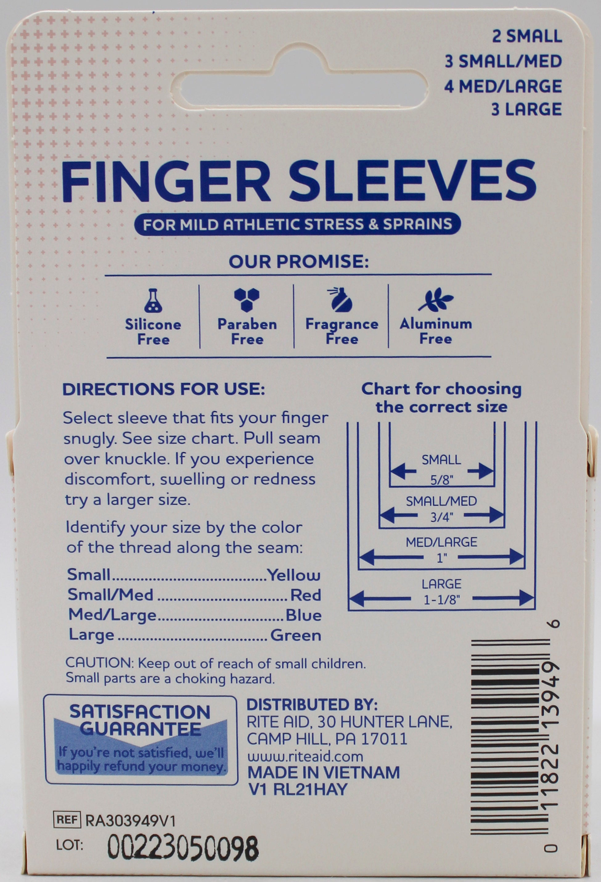 RITE AID FINGER SLEEVE 12CT