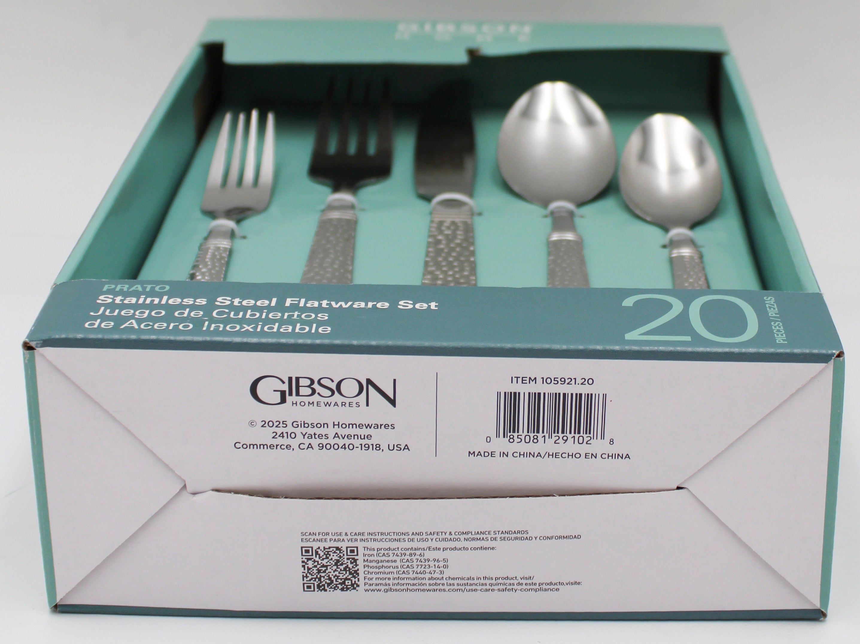 20PC GIBSON FLATWARE SET NI