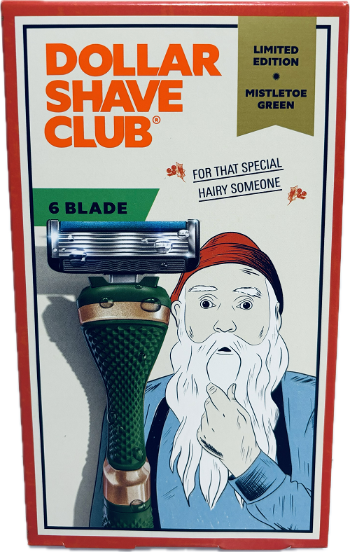 DOLLAR SHAVE CLUB STARTER KIT 3CT (1-HANDLE 2-6BLADE CARTRIDGES)