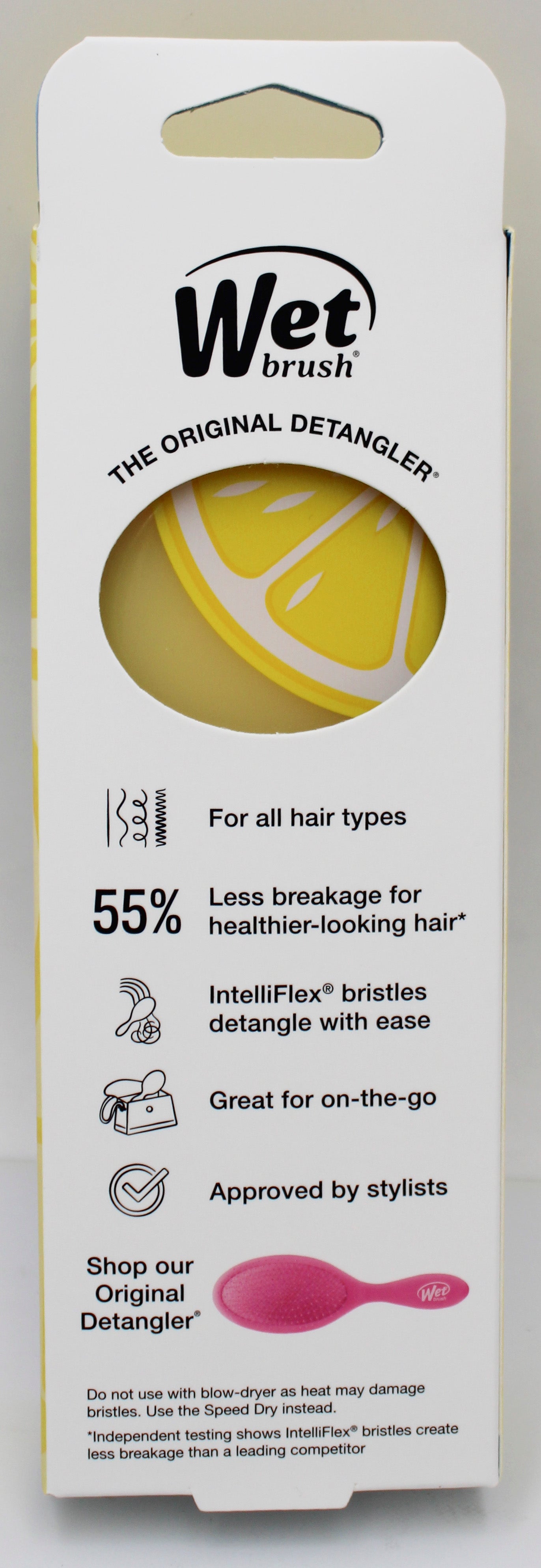 WET BRUSH CON TUTTI FRUITTI MINI DETANGLER LEMON  NI
