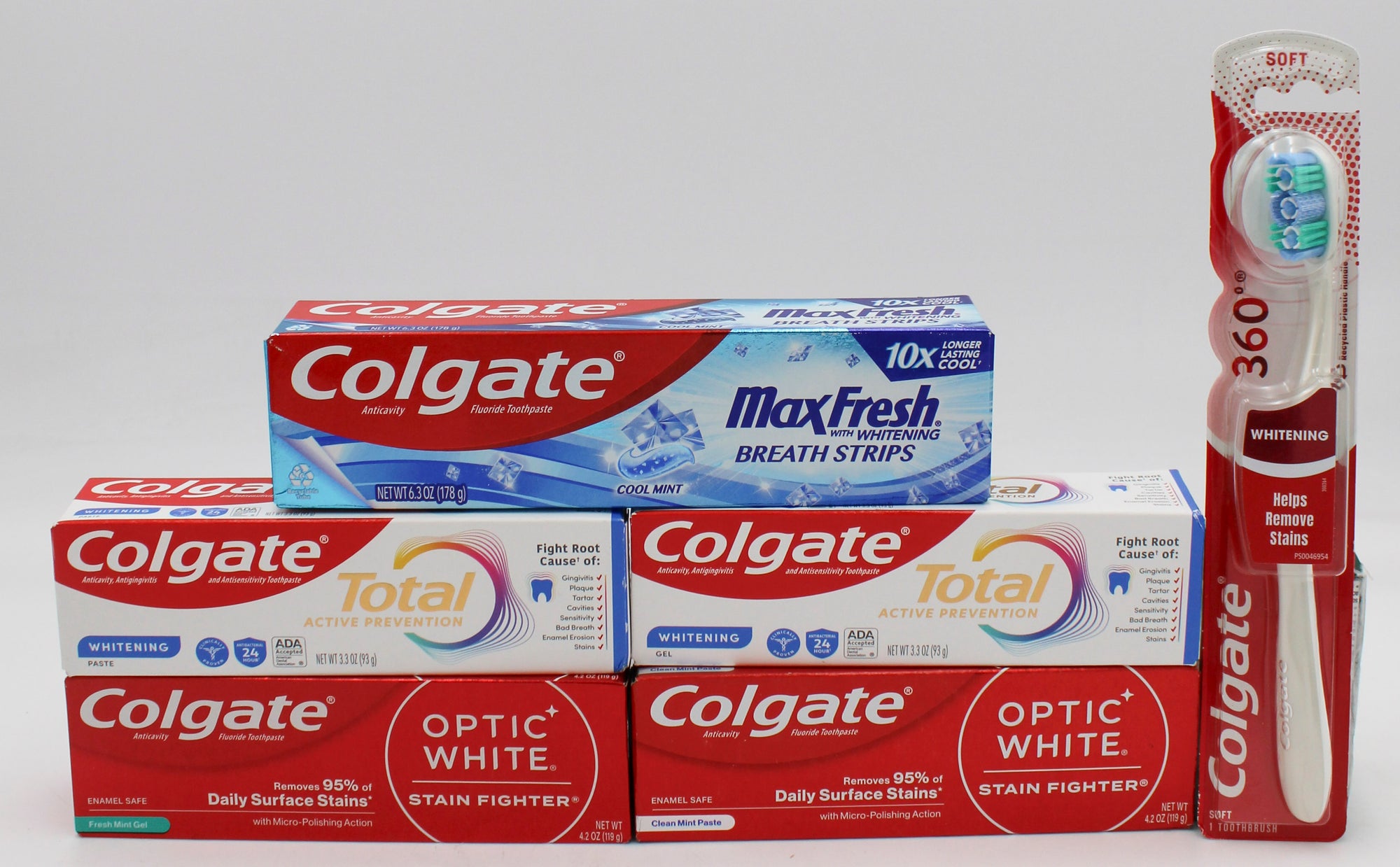 COLGATE MIXED TOOTHPASTE/TOOTHBRUSH DISPLAY NI
