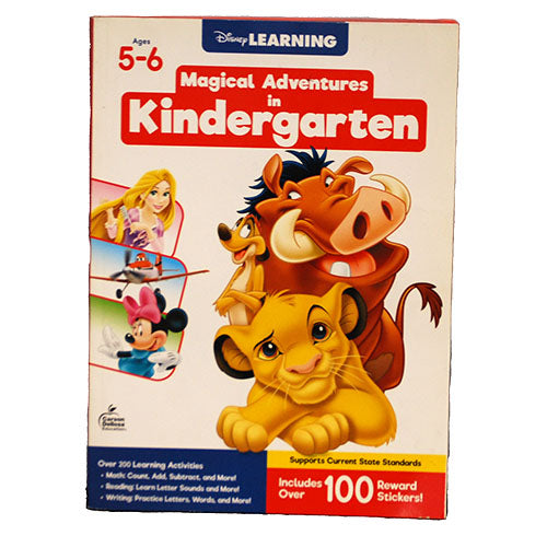 DISNEY MAGICAL ADVENTURE IN KINDERGARTEN AGES 5-6 254 PAGES  PRE PRICE $12.99