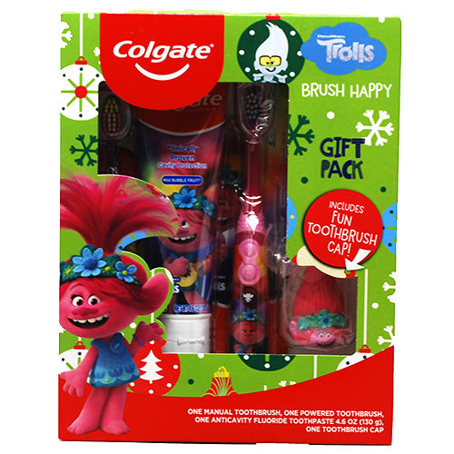 COLG MOUTH CARE GIFT PACK 4PC-TROLLS(9/22)NI