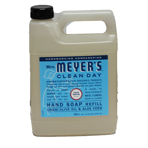 SP MRS MEYER'S HAND SOAP REFILL 33oz RAIN WATER SCENT