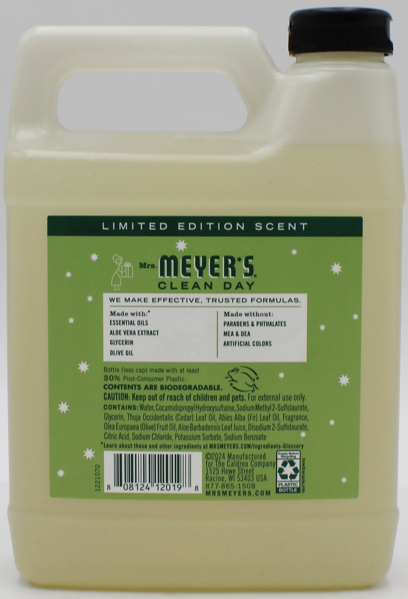 SP MRS MEYER'S HAND SOAP REFILL 33oz IOWA PINE SCENT