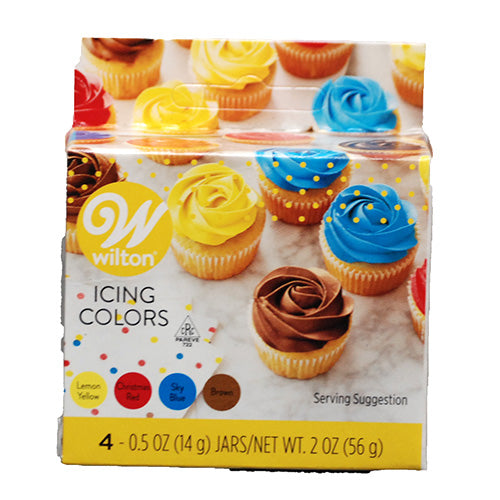 WILTON ICING COLORS PRIMARY SET 4CT