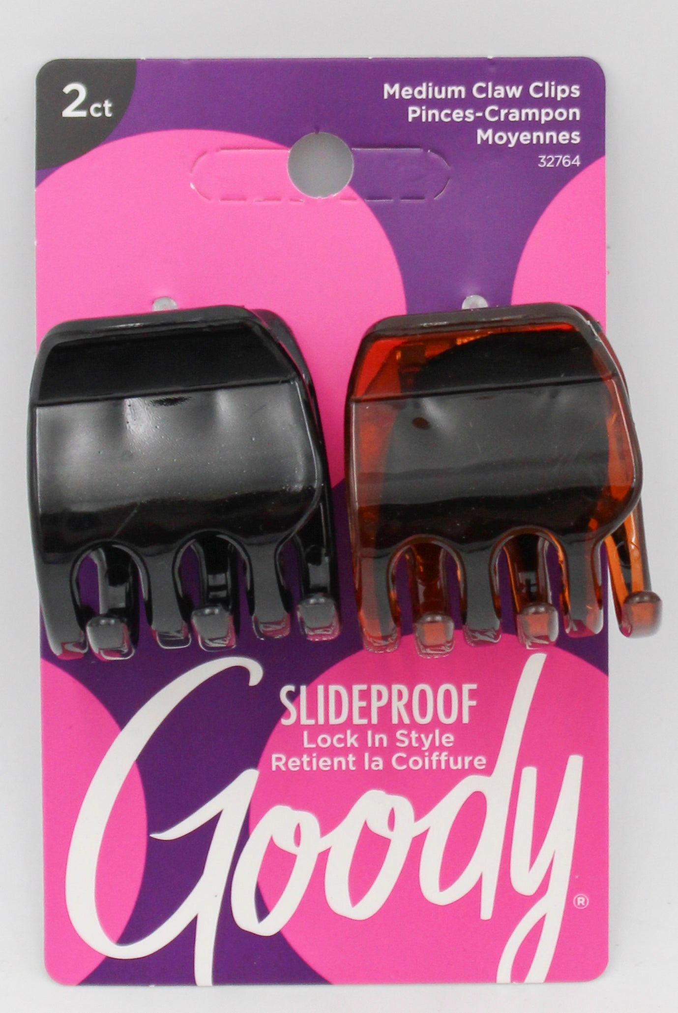 GOODY CLAW CLIPS HALF-2 CT NI