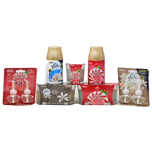 GLADE AIR FRESHENER DSPLY 35PC-HOLIDAY ASST