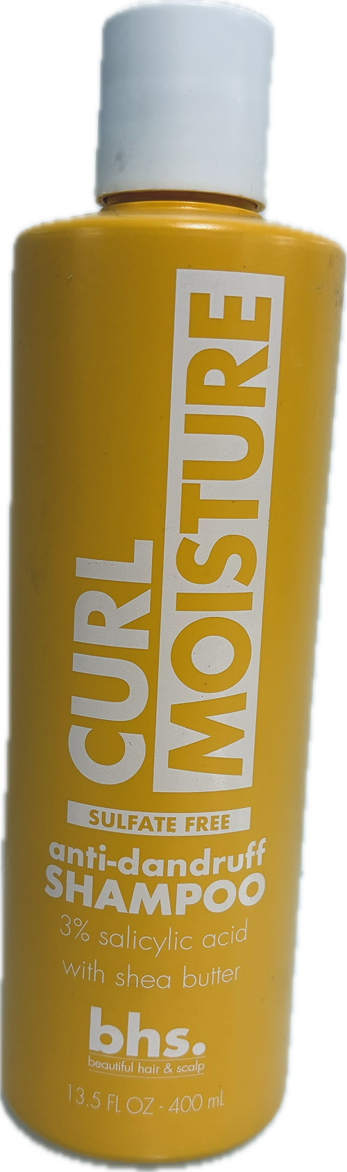 BHS. HAIR AND SCALP ANTI-DANDRUFF SHAMPOO CURL MOISTURE 13.5oz EXP.4-2024