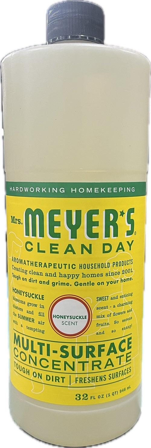 SP MRS MEYERS MULTI SURFACE-CLEANER CONCENTRATE 32oz-HONEYSUCKLE