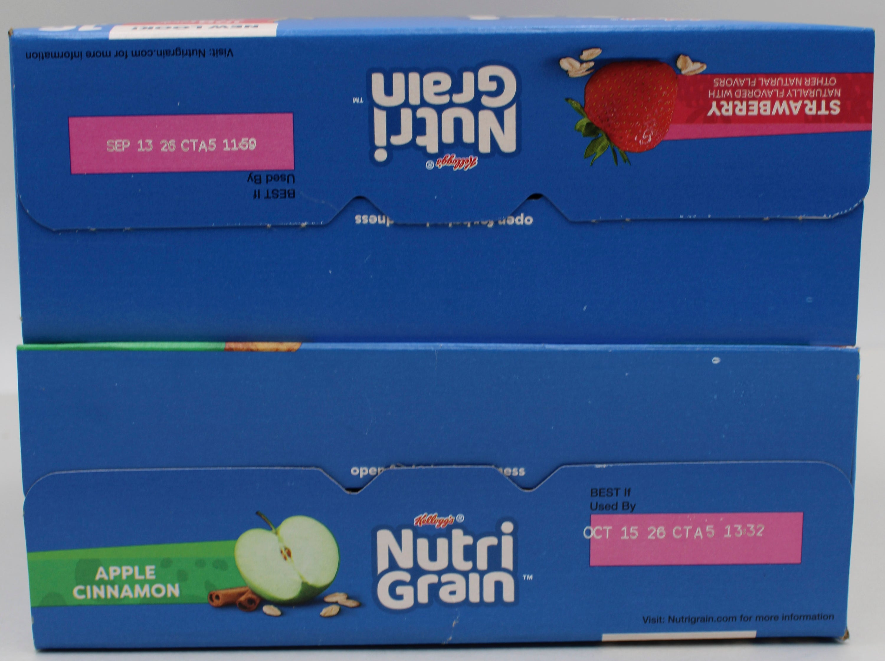 NUTRI-GRAIN BREAKFAST BARS ASSORTED 48CT 62.4 Oz BB 9/13/26 NI
