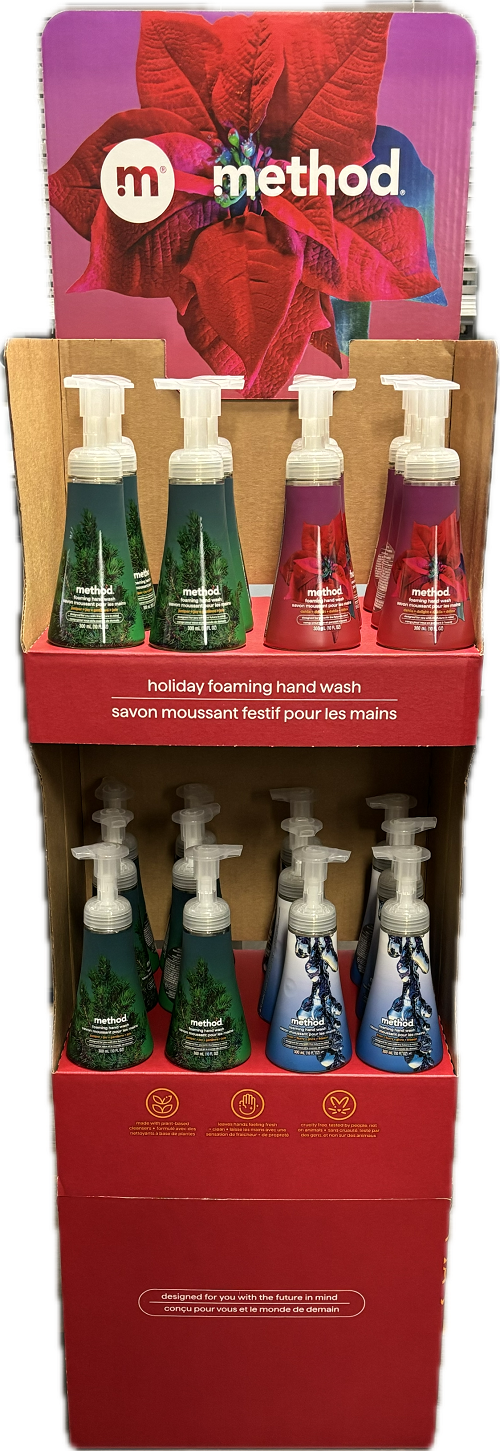 METHOD HAND SOAP ASSORTED FLOORSTAND