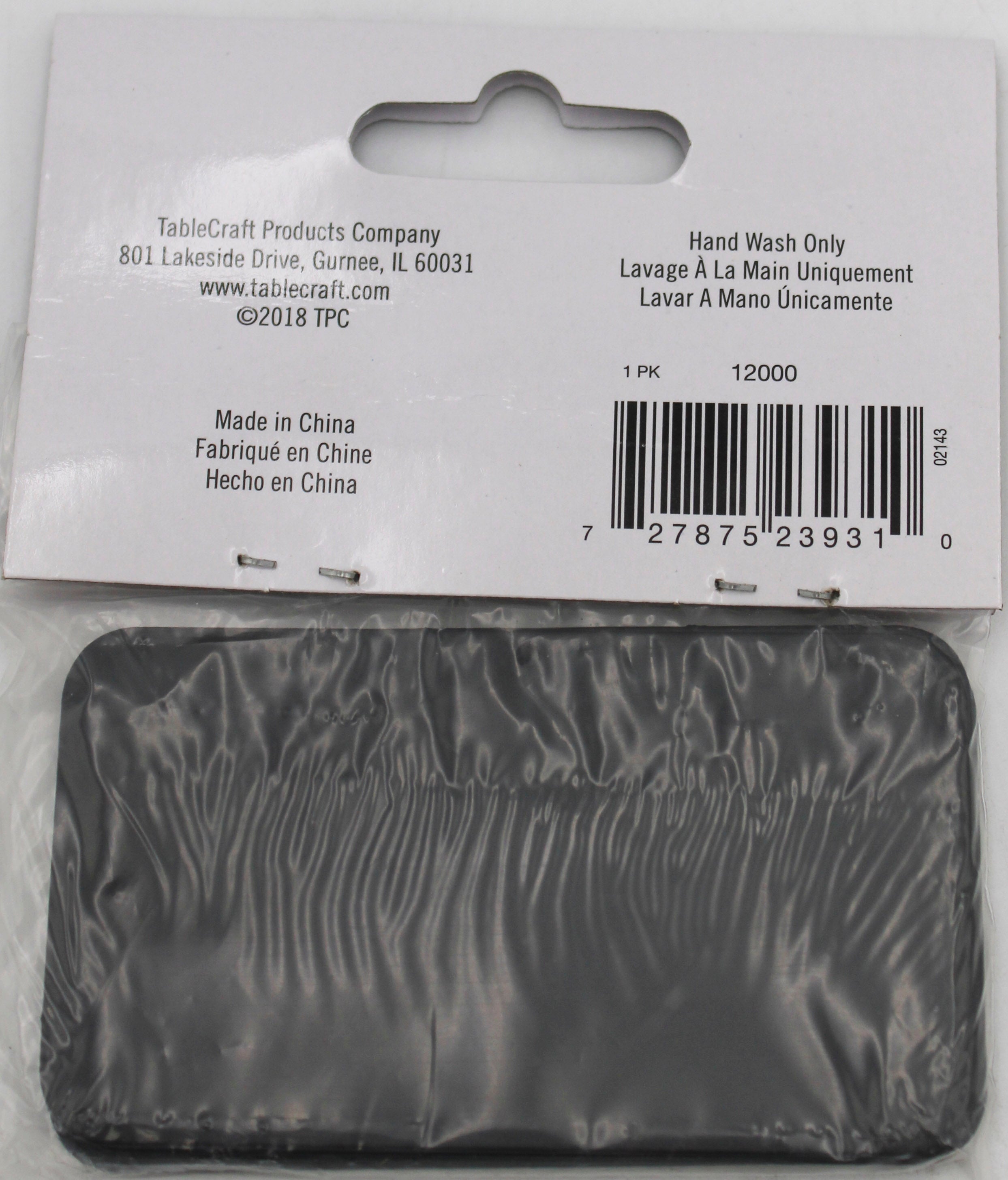 Rectangular Chalkboard Plaque   Black 2"x3.5"