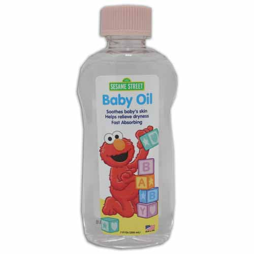 BABY OIL 7oz-SESAME STREET