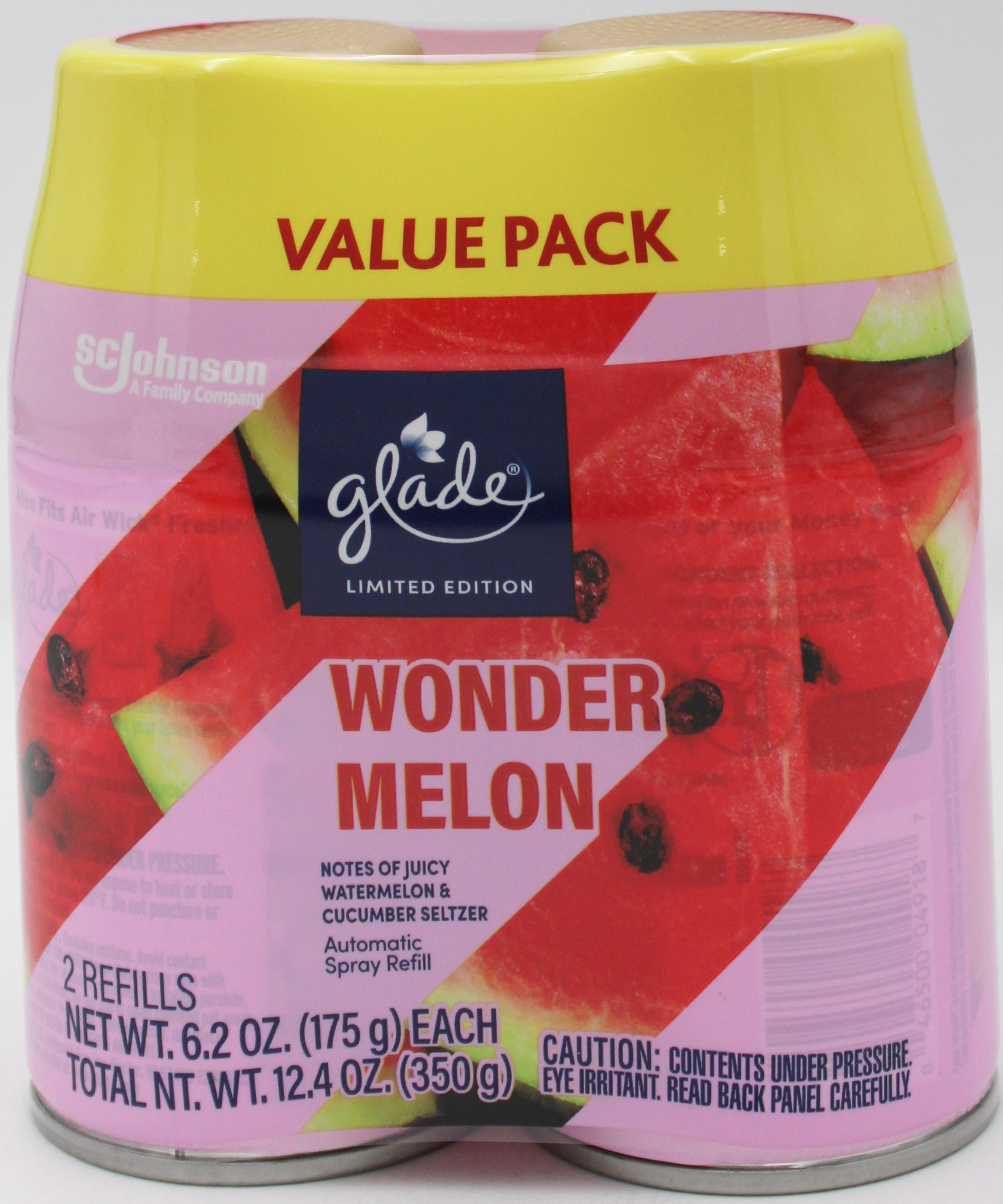 GLADE AUTOMATIC REFILL WONDER MELON 2ct 6.2oz US