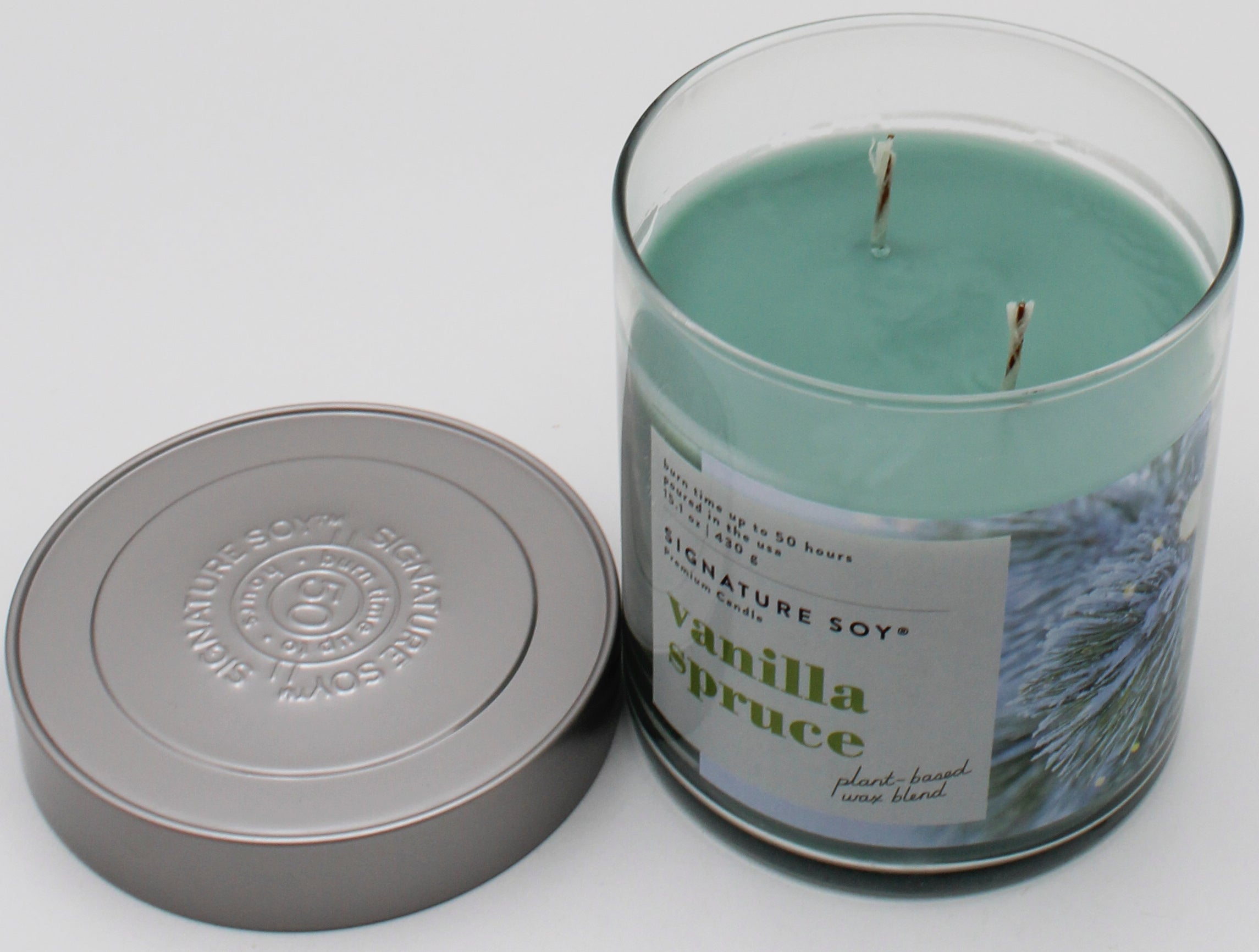 SIGNATURE SOY JAR CANDLE VANILLA SPRUCE 15.1oz