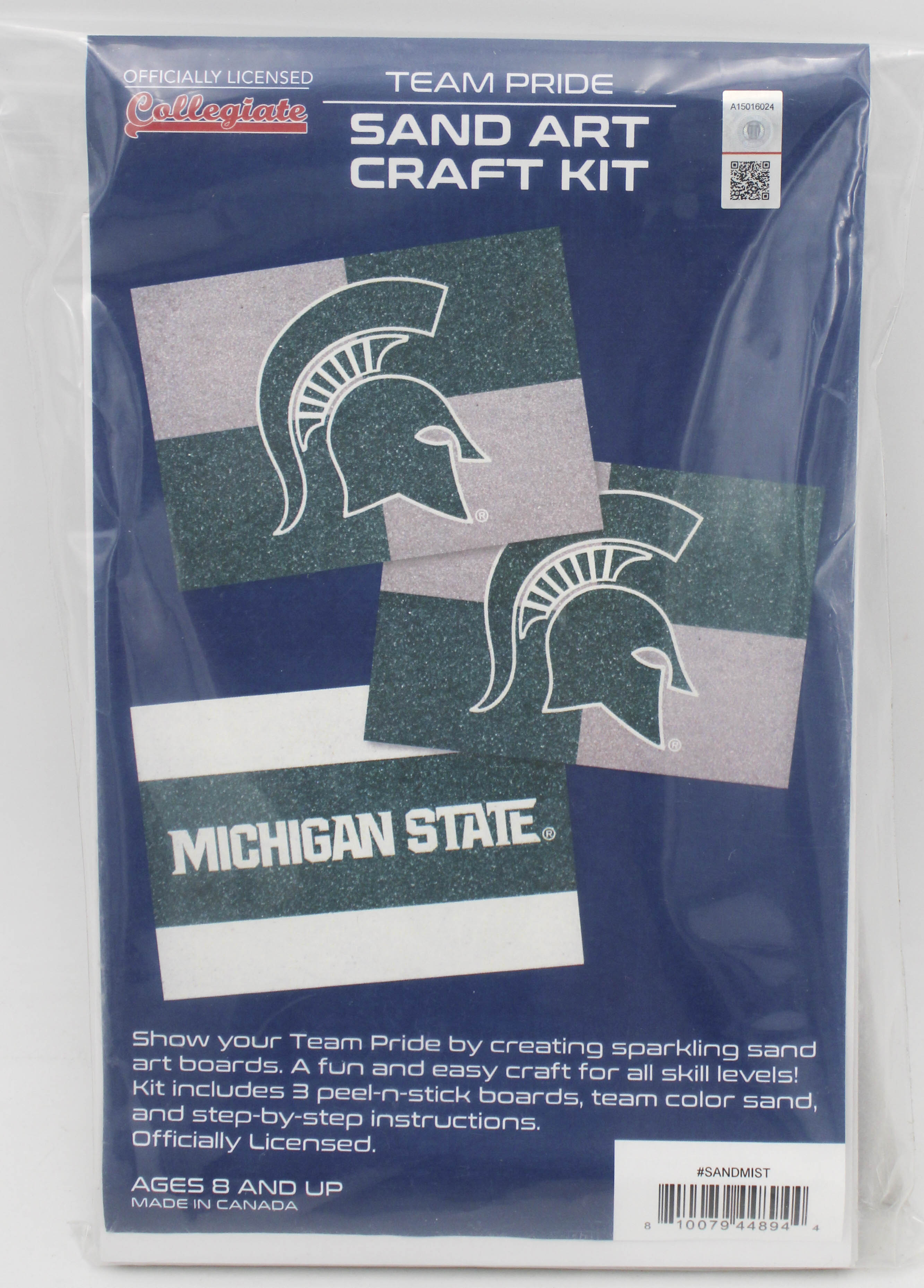 NCAA MICHIGAN STATE SPARTANS SAND ART CRAFT KIT