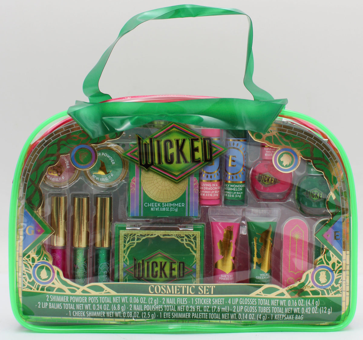 WICKED COSMETIC SET IN ZIPPER BAG NI