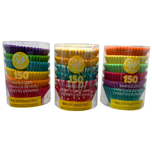 SP WILTON CUPCAKE LINERS 150CT-ASST