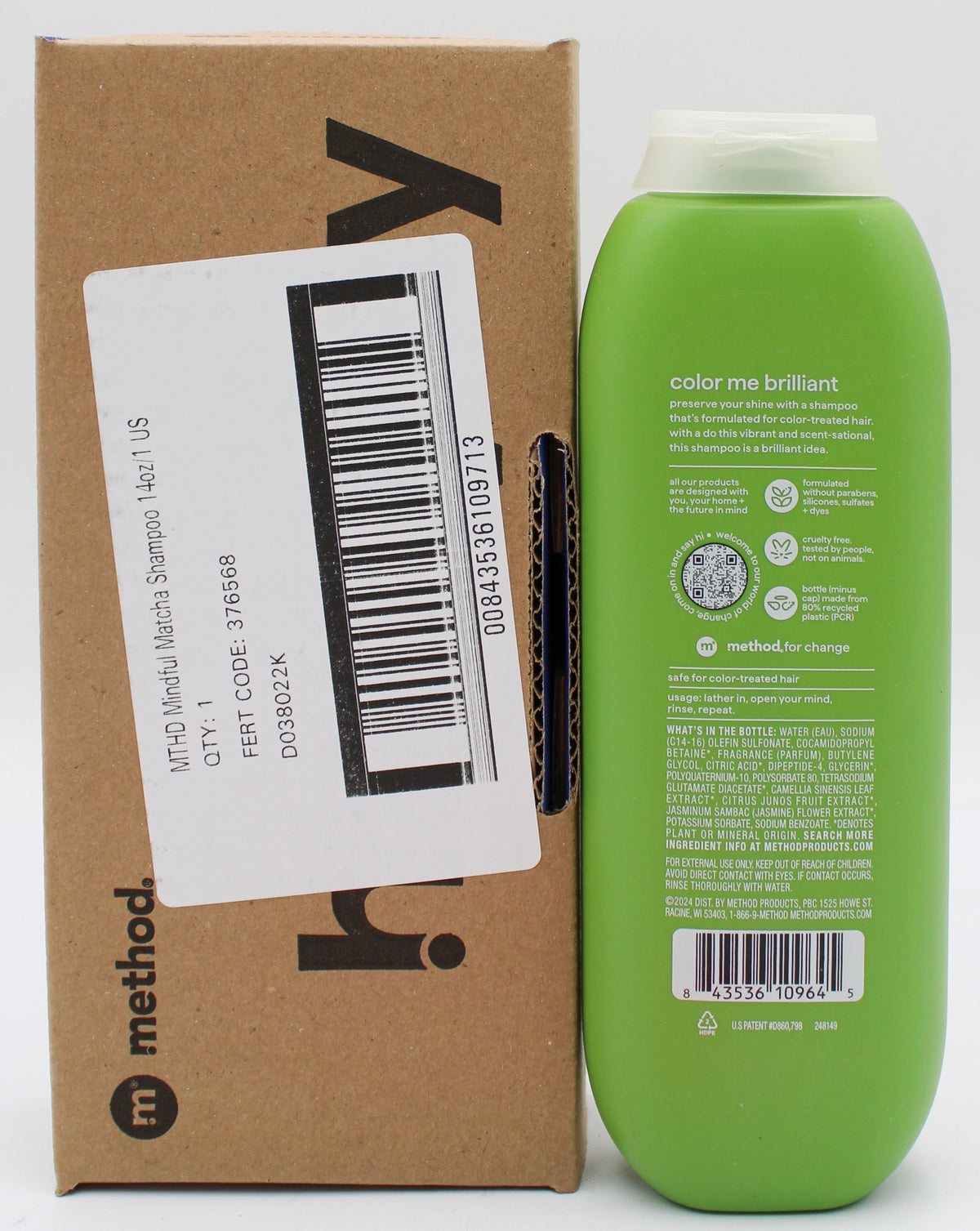 METHOD SHAMPOO DAILY ZEN 14oz