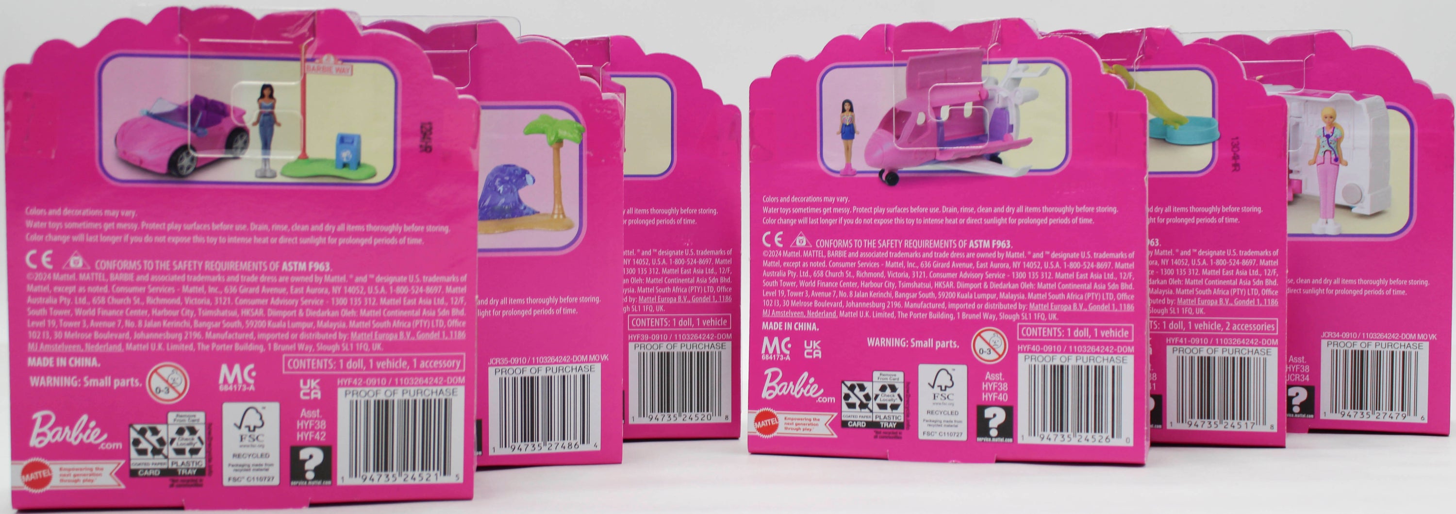 BARBIE MINI BARBIELAND DOLL AND VEHICLE ASSORTED