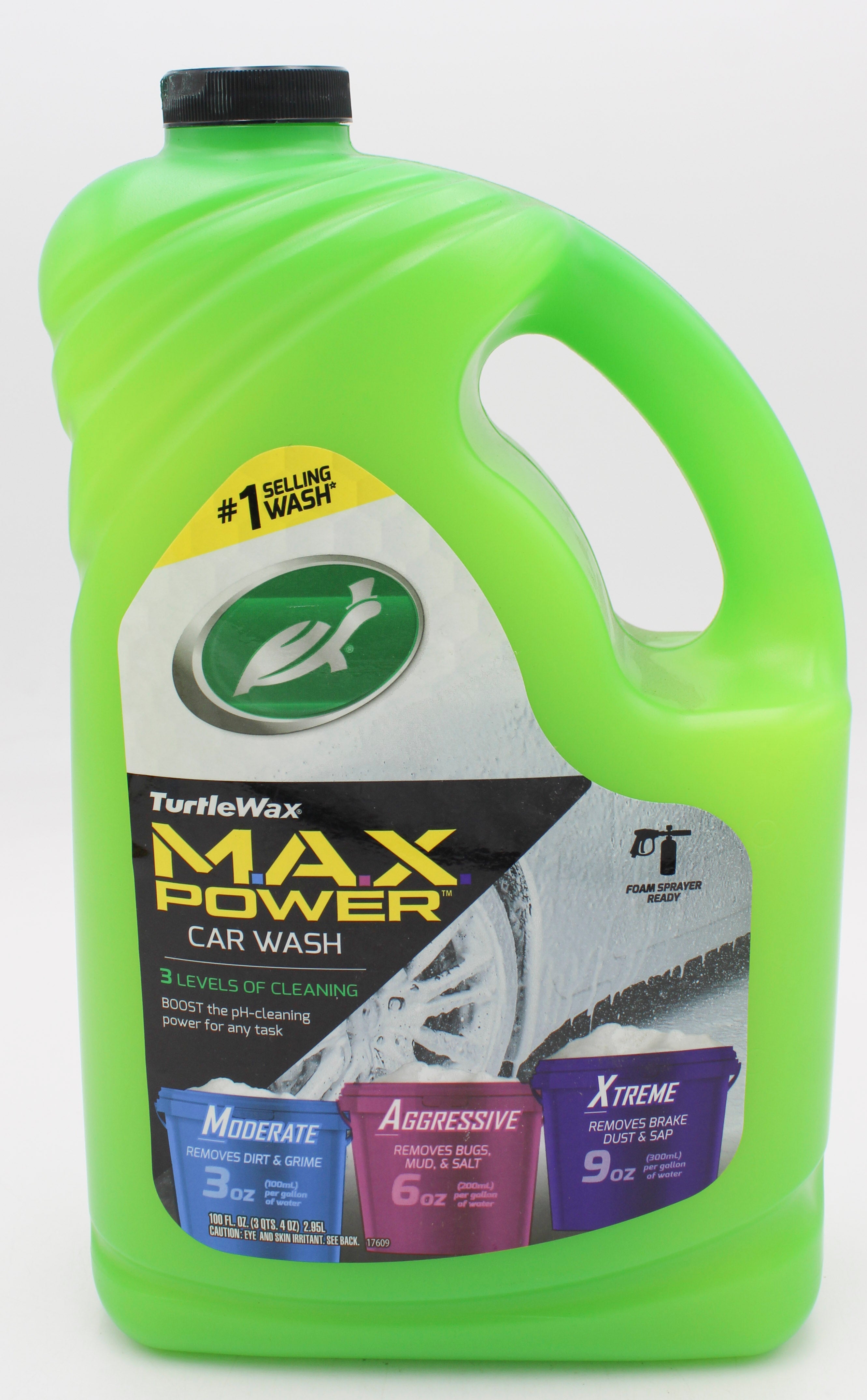 SP TURTLE WAX MAX-POWER CAR WASH 100FL oz