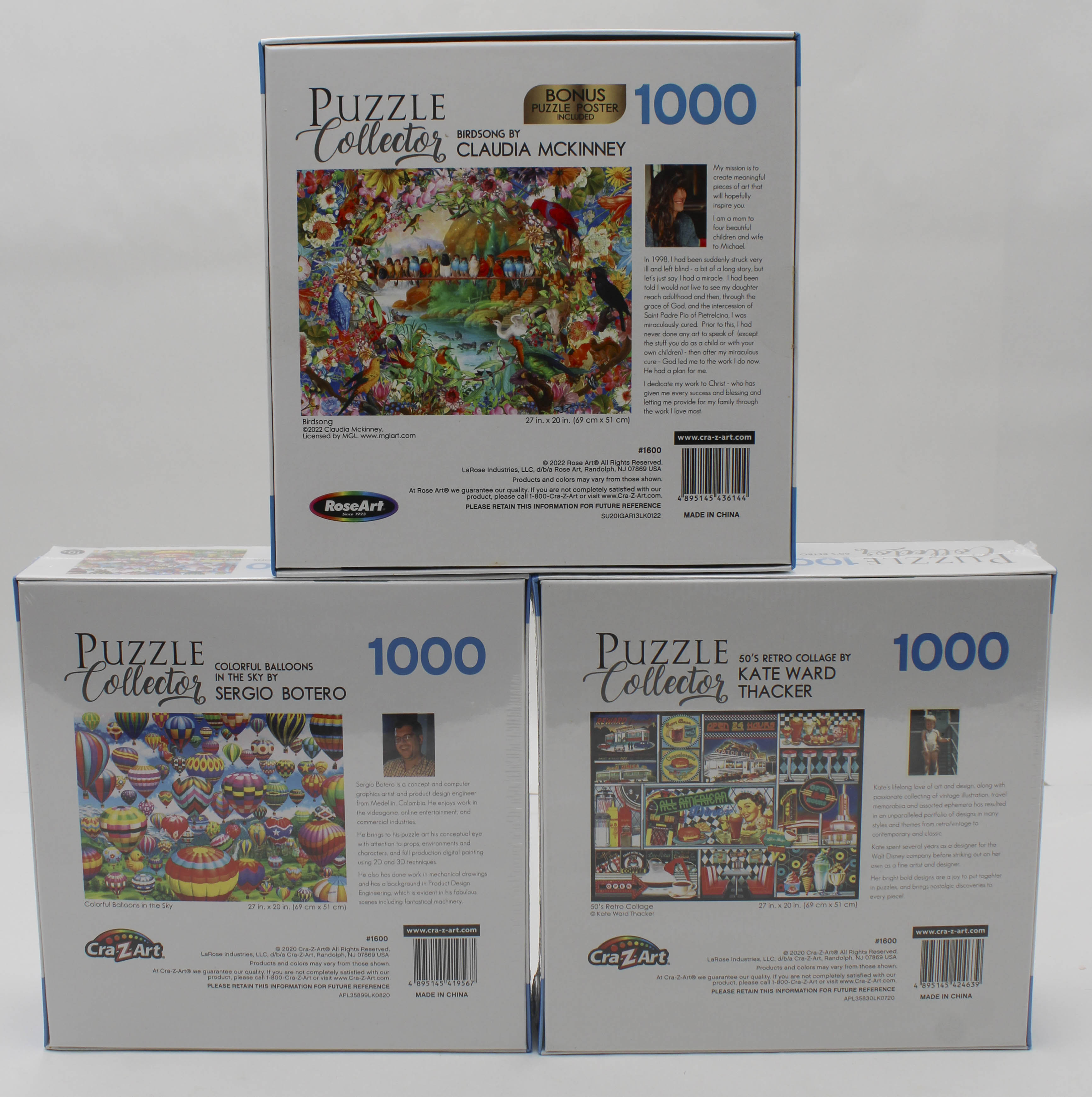 PUZZLE COLLECTOR 1000 ASSORTMENT