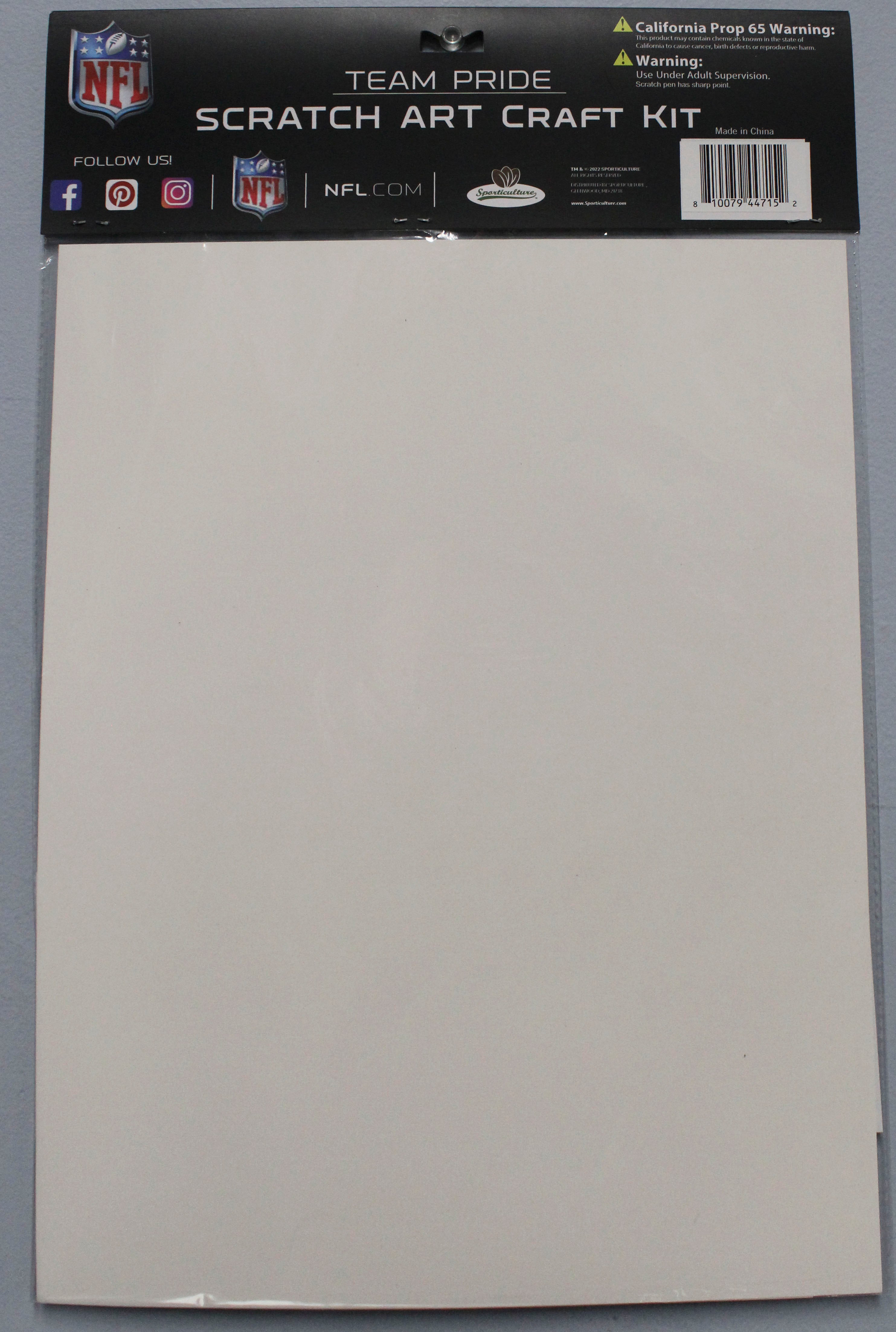 JACKSONVILLE JAGUARS SCRATCH ART CRAFT KIT