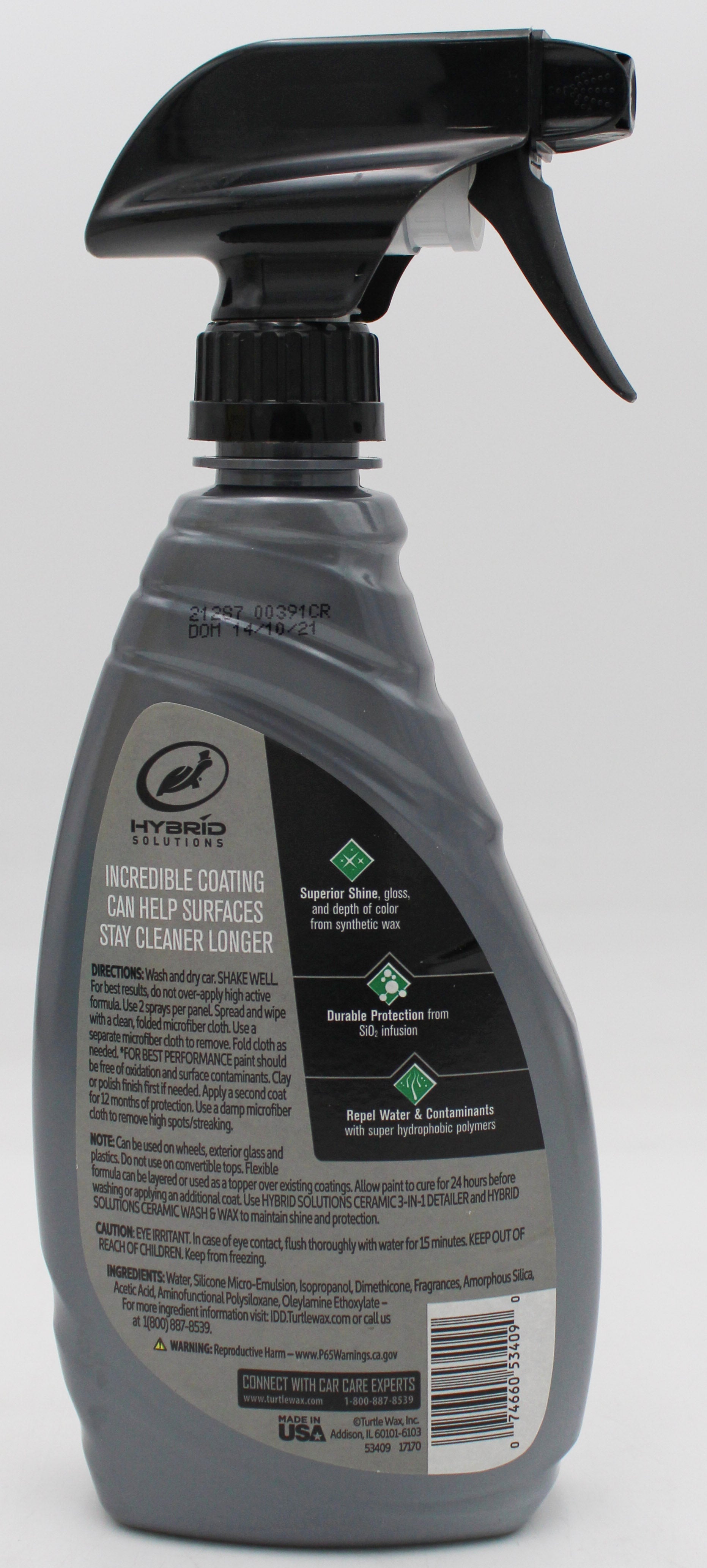SP TURTLE WAX HYBRID SOLUTIONS CERAMIC SPRAY COATING 16oz