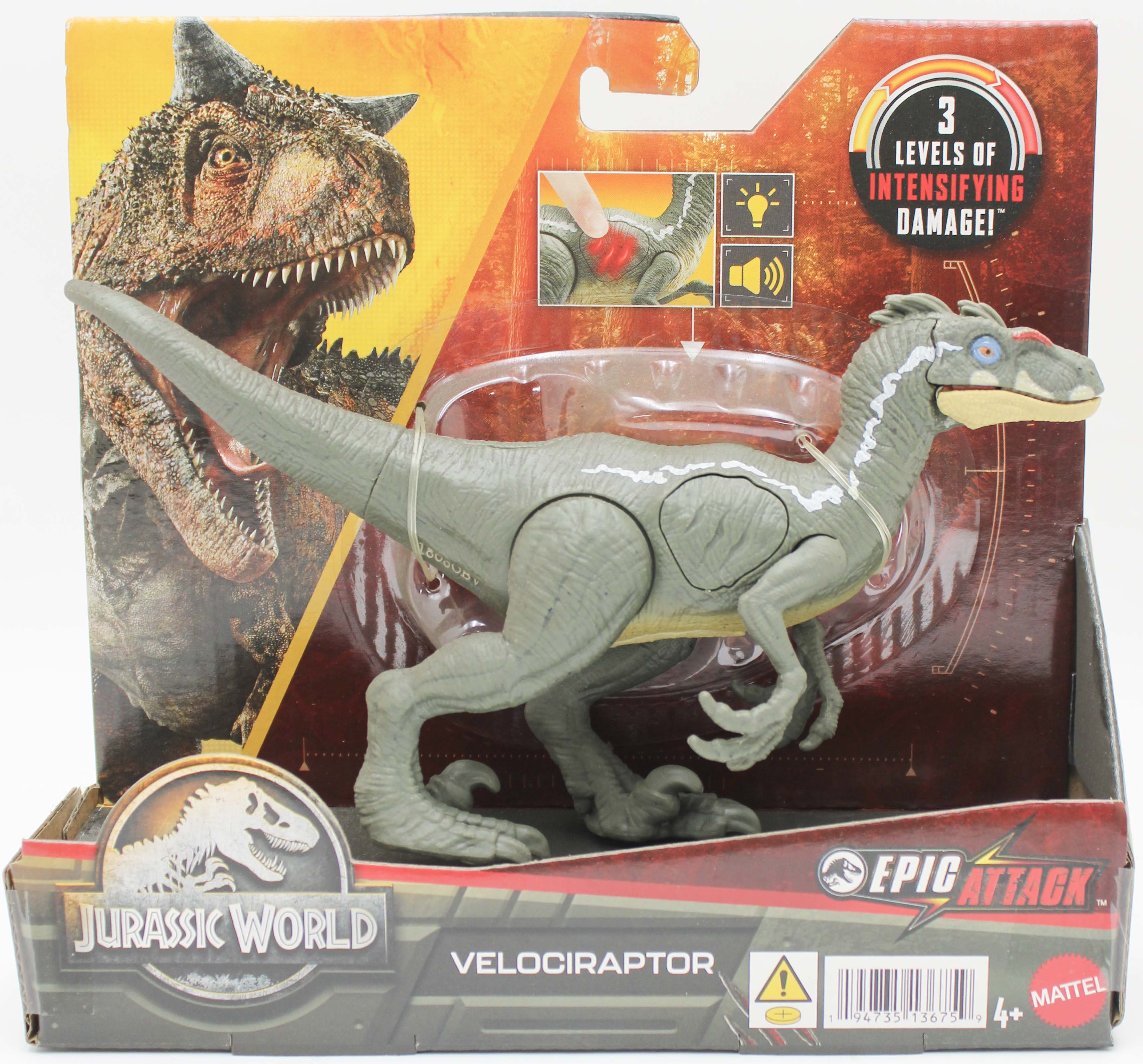MATTEL JURASSIC WORLD VELOCIRAPTOR ACTION FIGURE