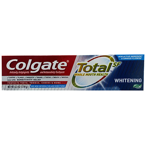 COLGATE T/PASTE 6.3oz(9/22)WHITNING-NI