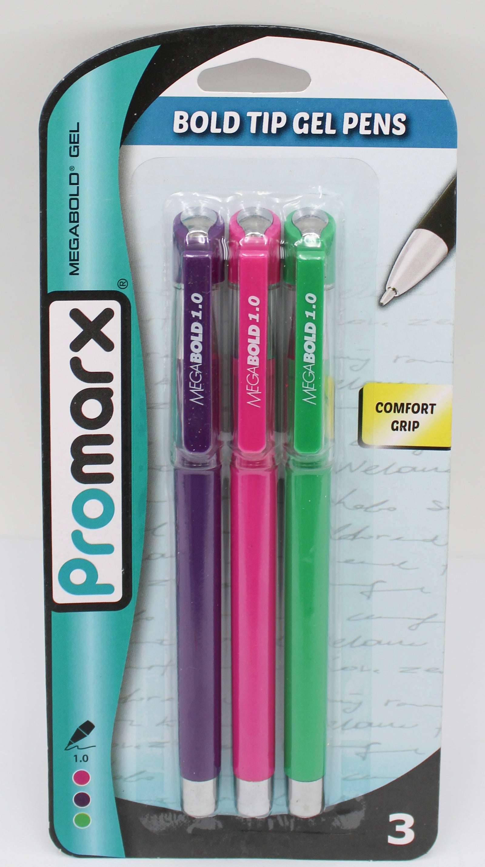PROMARX BOLD TIP GEL PENS 1.0M 3CT