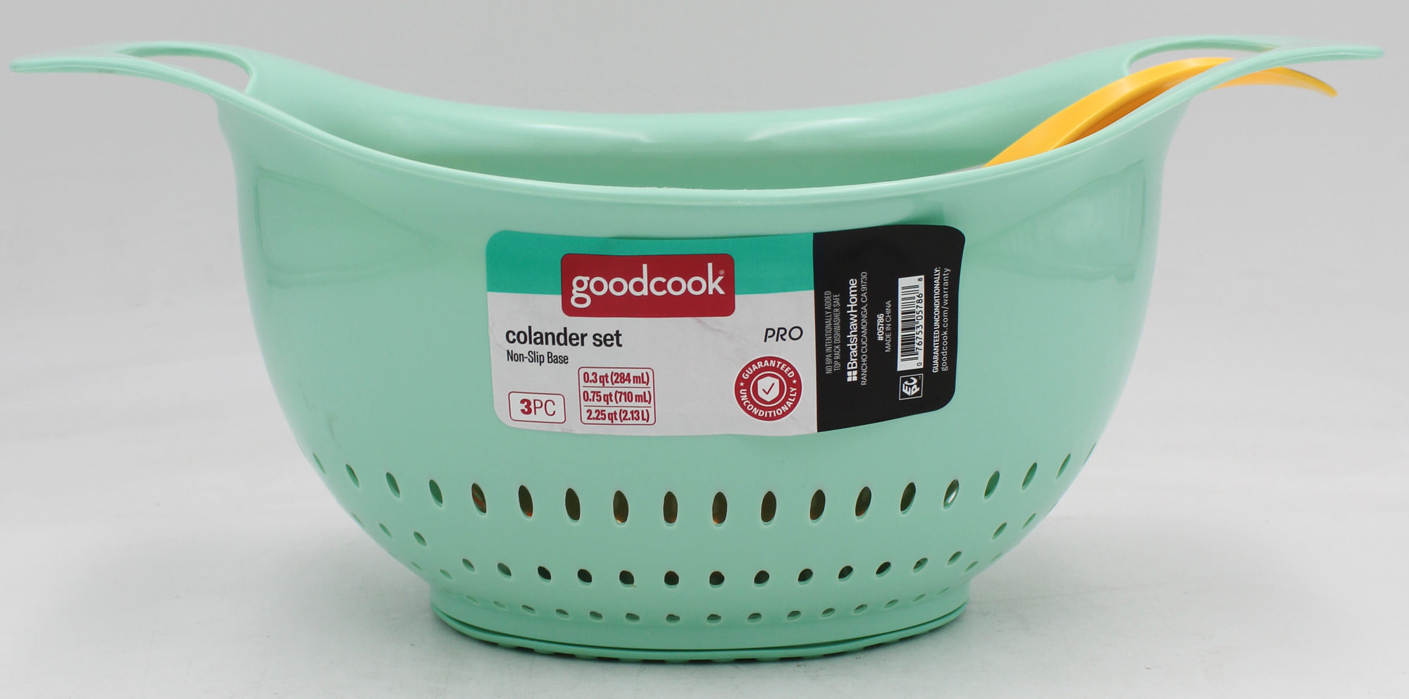 GOOD COOK PRO 3PC NESTED COLANDER