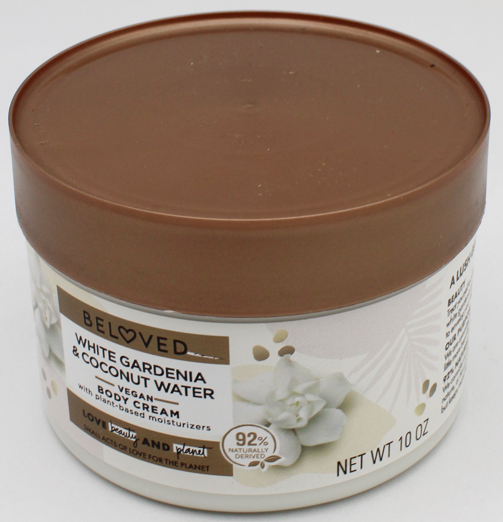 BELOVED WHITE GARDENIA & COCONUT WATER BODY CREAM 10oz