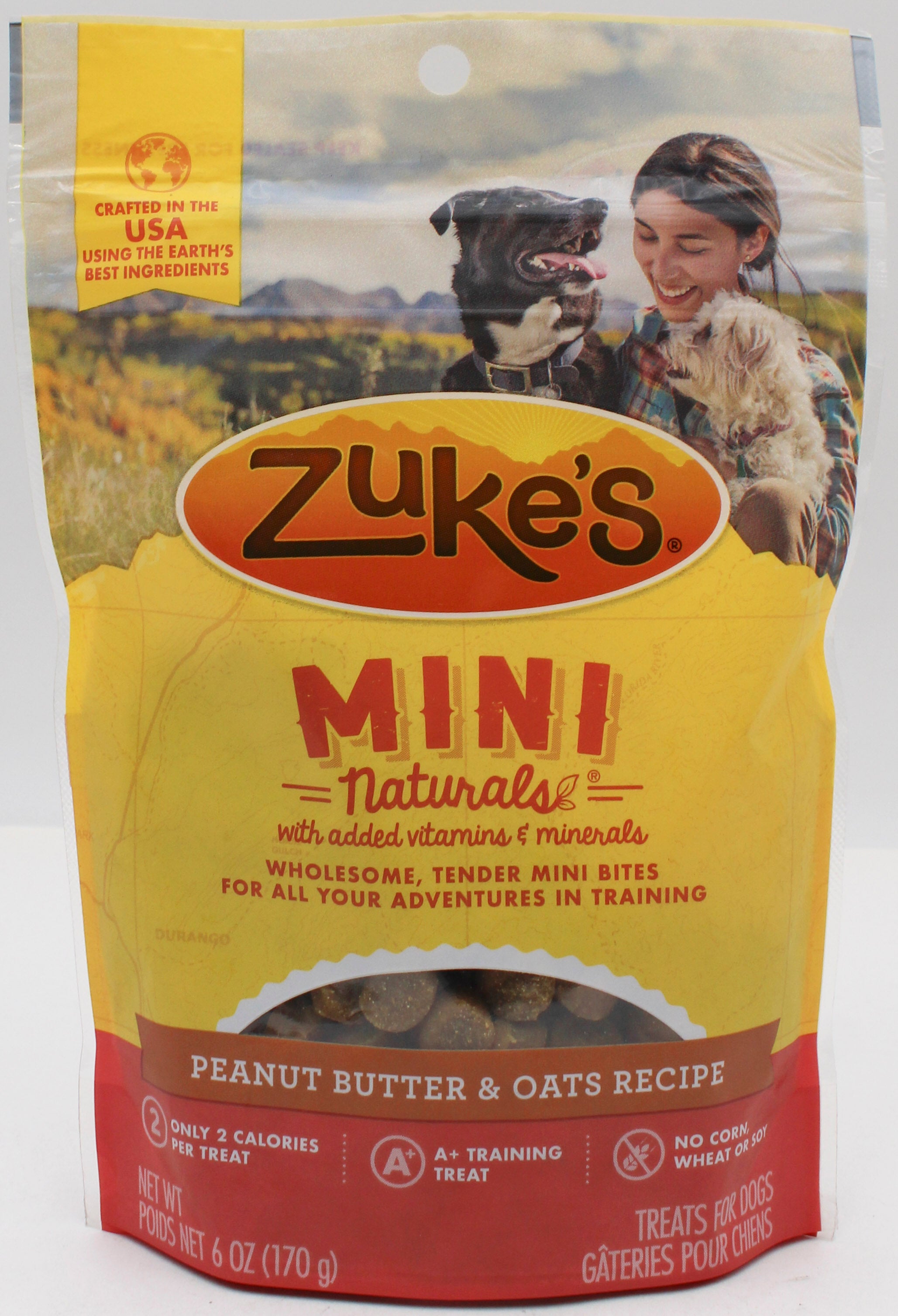 PURINA ZUKES MINI NATURALS PEANUT BUTTER & OATS 6oz BB 10.31.26 NI