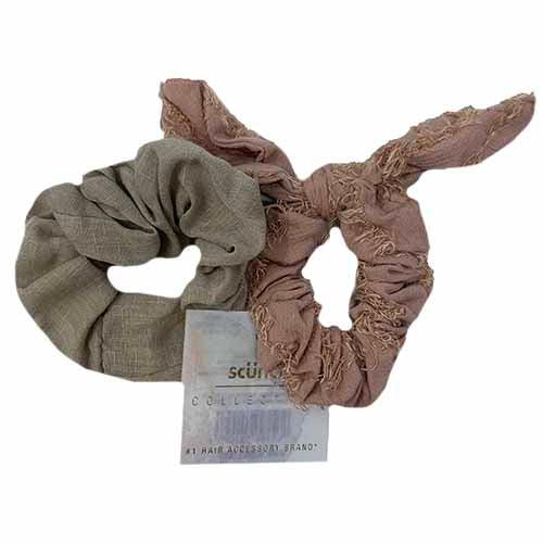 SCUNCI BOW SCRUNCHIES 2CT ASST-NI