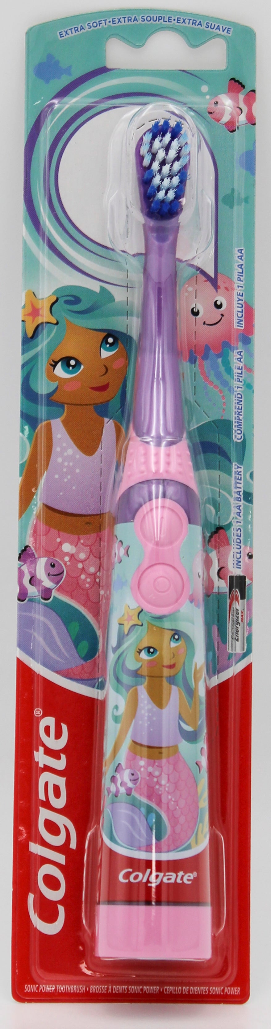 COLGATE KIDS POWERED TOOTHBRUSH MERMAID - EXTRA SOFT NI